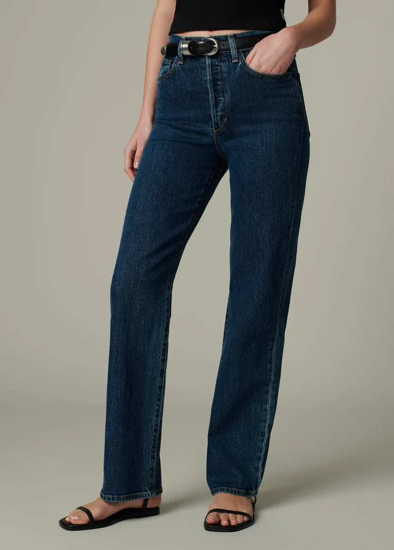 Blue jeans high rise