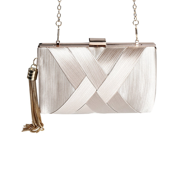 Silver Evening Clutch