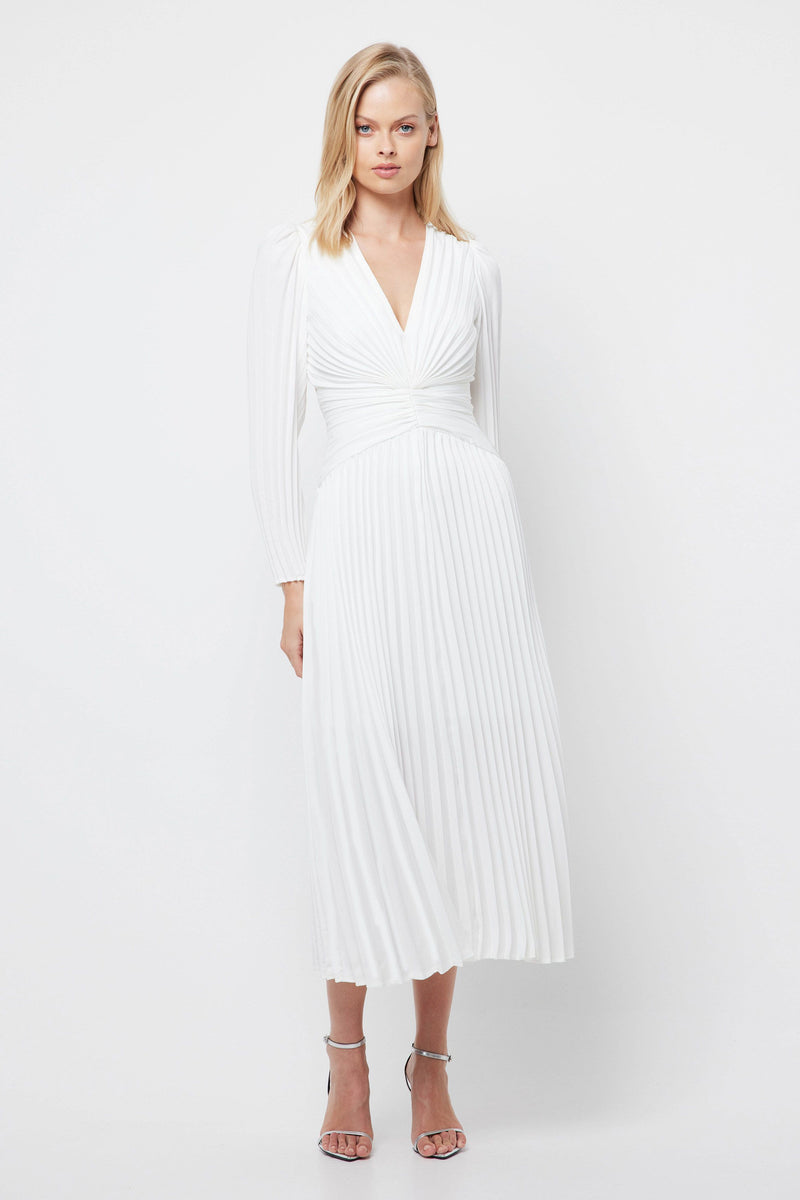 Florin Midi Dress - White