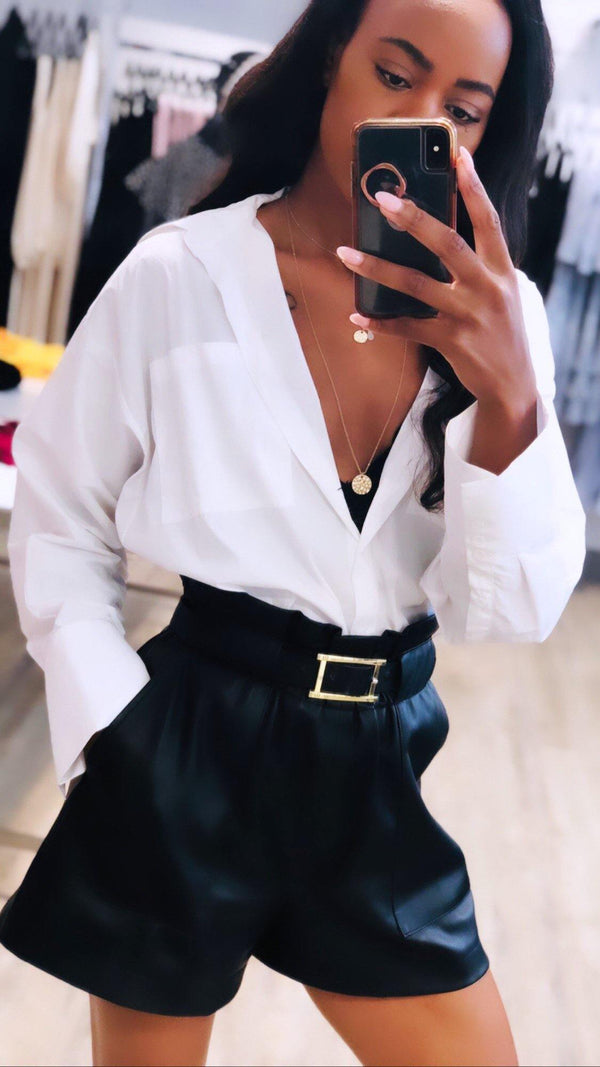 Classic Shirt With Big Cuffs - Kendi Boutique