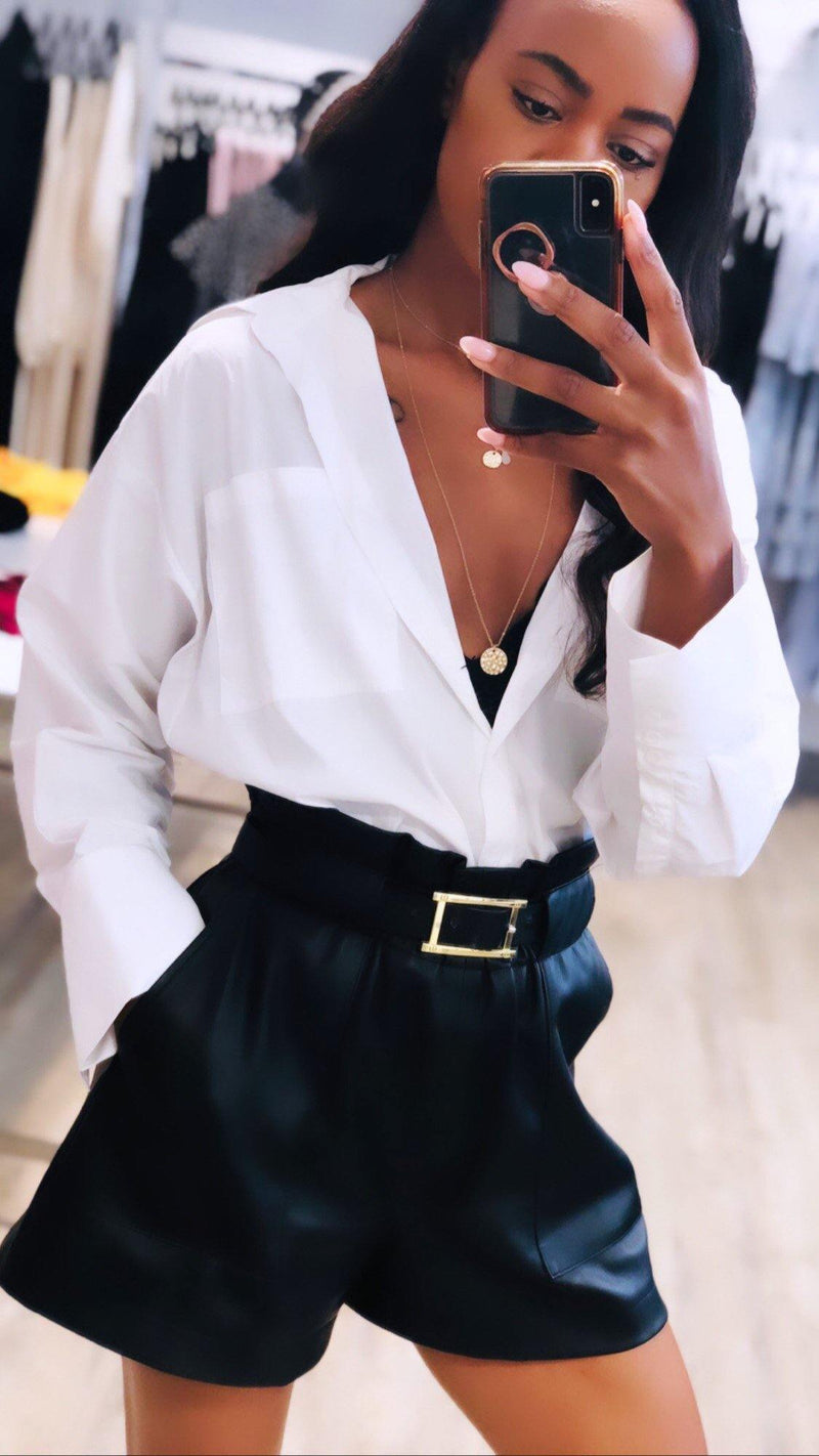 Classic Shirt With Big Cuffs - Kendi Boutique