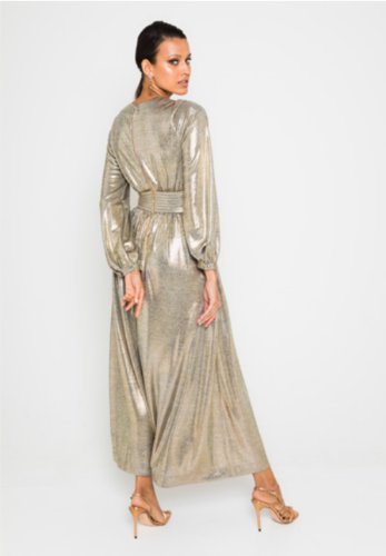 Bey Gold Dress - Kendi Boutique