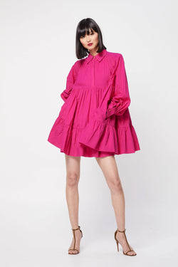 Fuchsia Dress - Kendi Boutique
